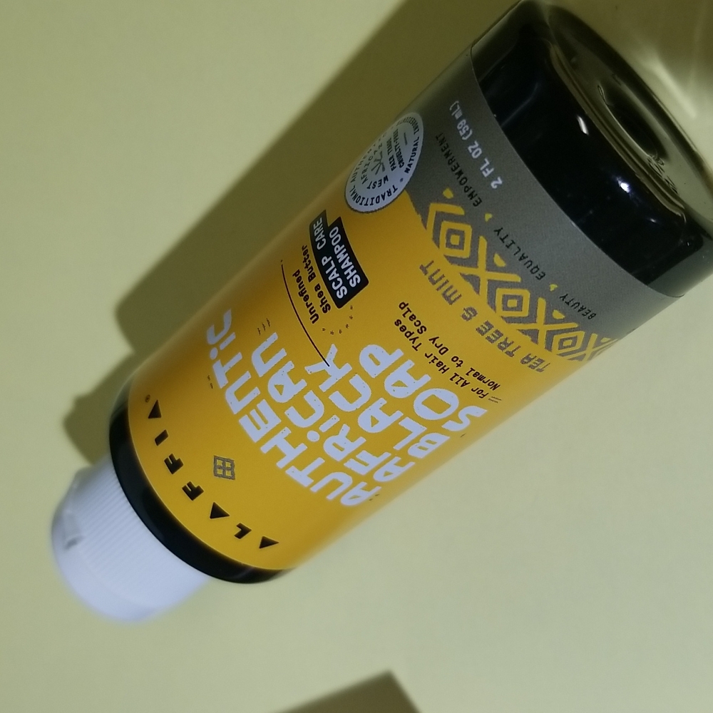 4/25 bundle item. Alaffia Authentic Black Soap Shampoo